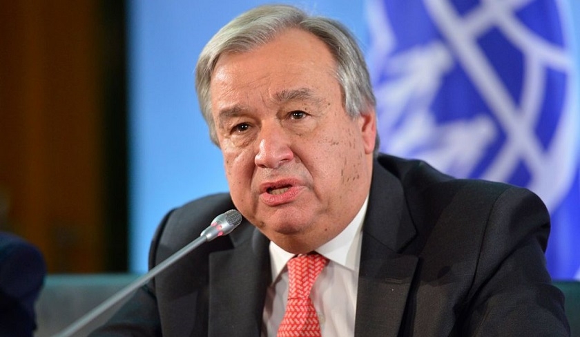Le chef de l'ONU, Antonio Guterres