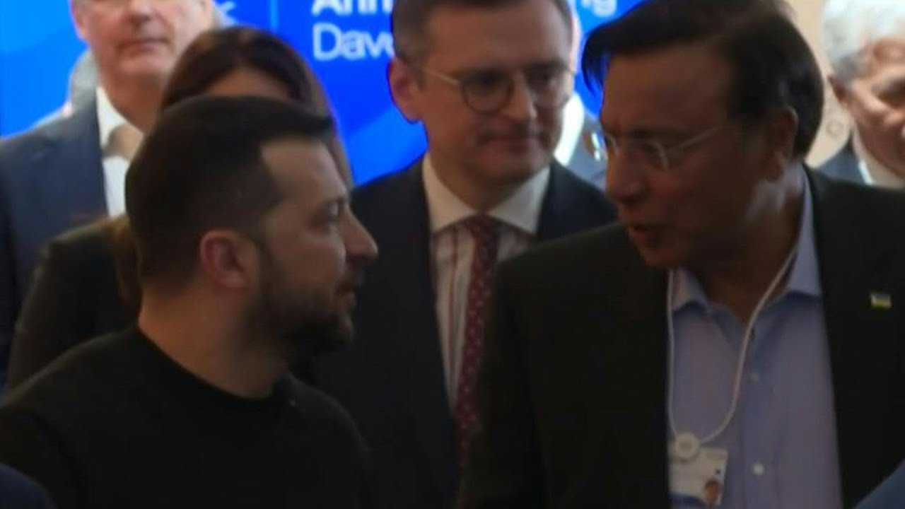 Davos - Zelensky courtise responsables politiques et économiques