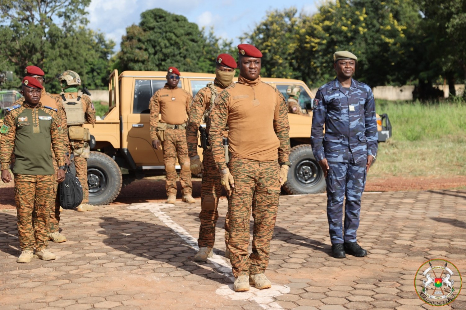 Le capitaine Ibrahim Traoré, chef du pouvoir militaire burkinabè