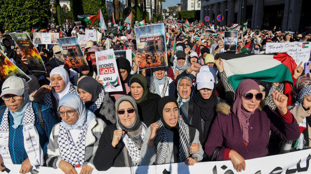 Maroc : un rassemblement en solidarité avec Gaza exige la fin de la "normalisation" avec Israël