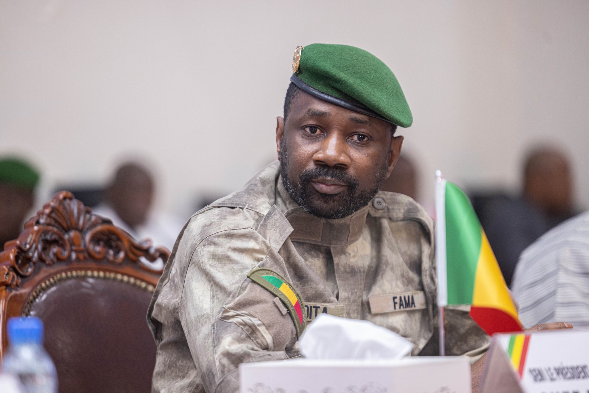Le colonel Assimi Goïta, président de la Transition malienne