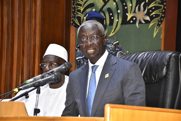 Amadou Mame Diop, président de l'assemblée nationale
