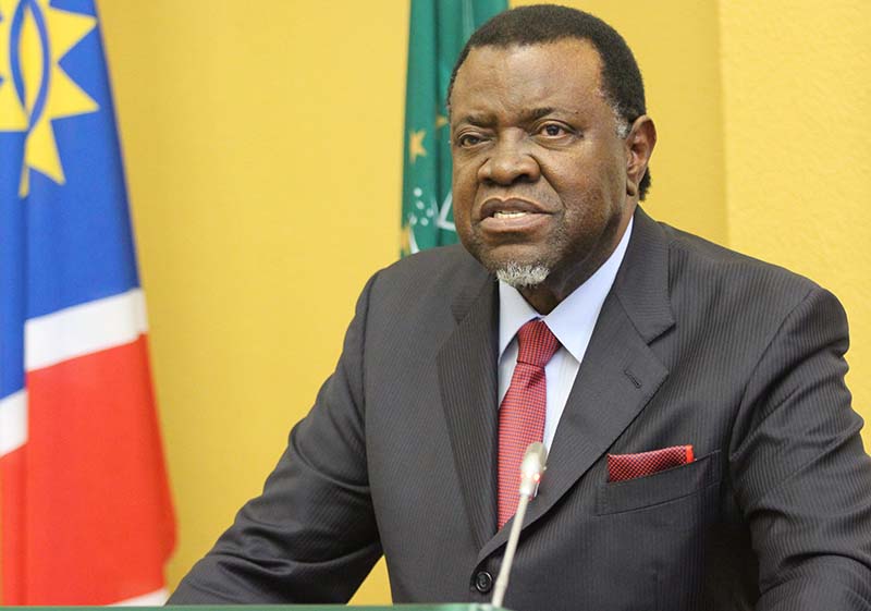 Le Dr Hage Geingob était président de la République depuis 2014