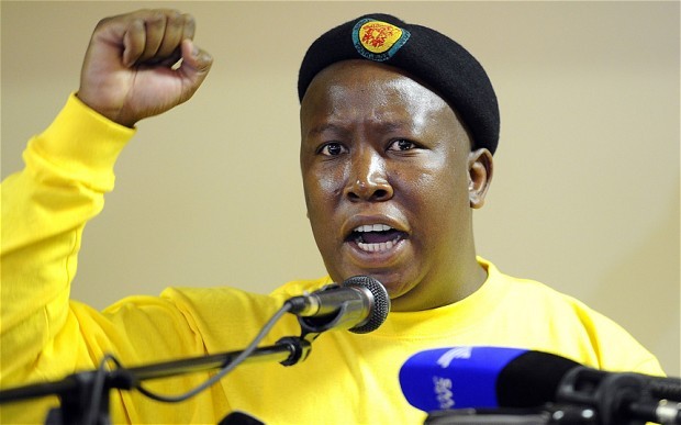Julius Malema, leader des Combattants pour la liberté économique