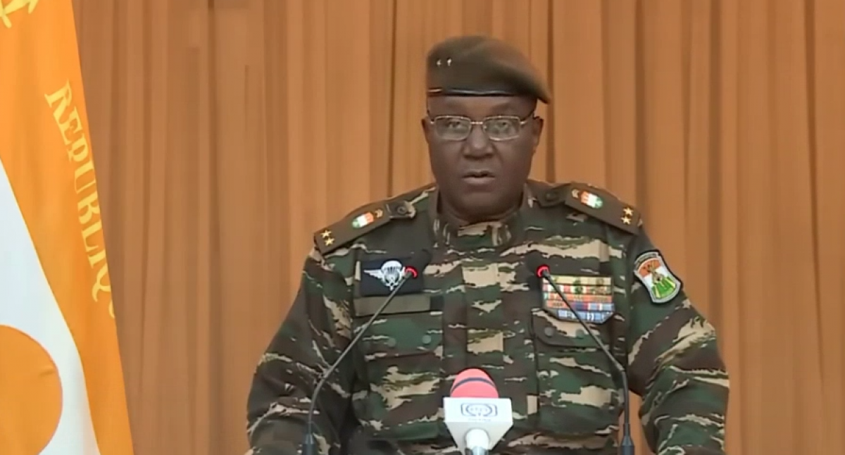 Le général Abdourahamane Tiani, président du Niger