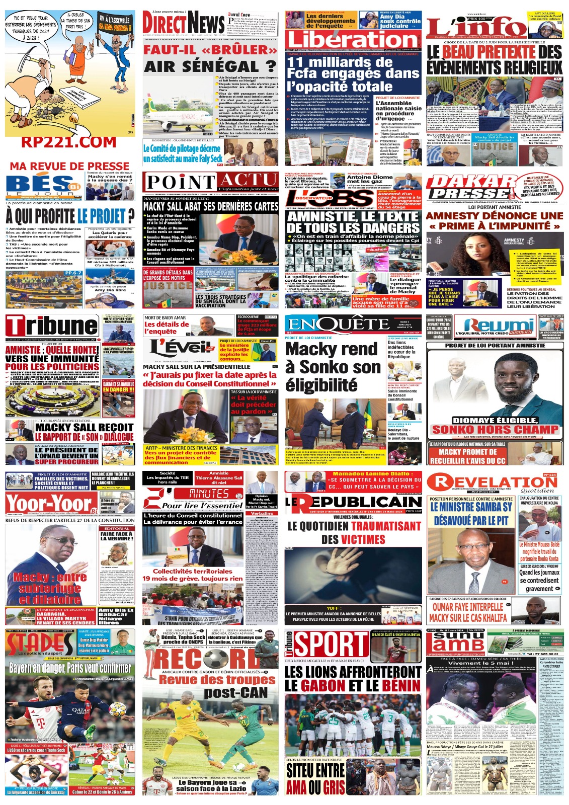 IMPACT - La revue de presse du 5 mars