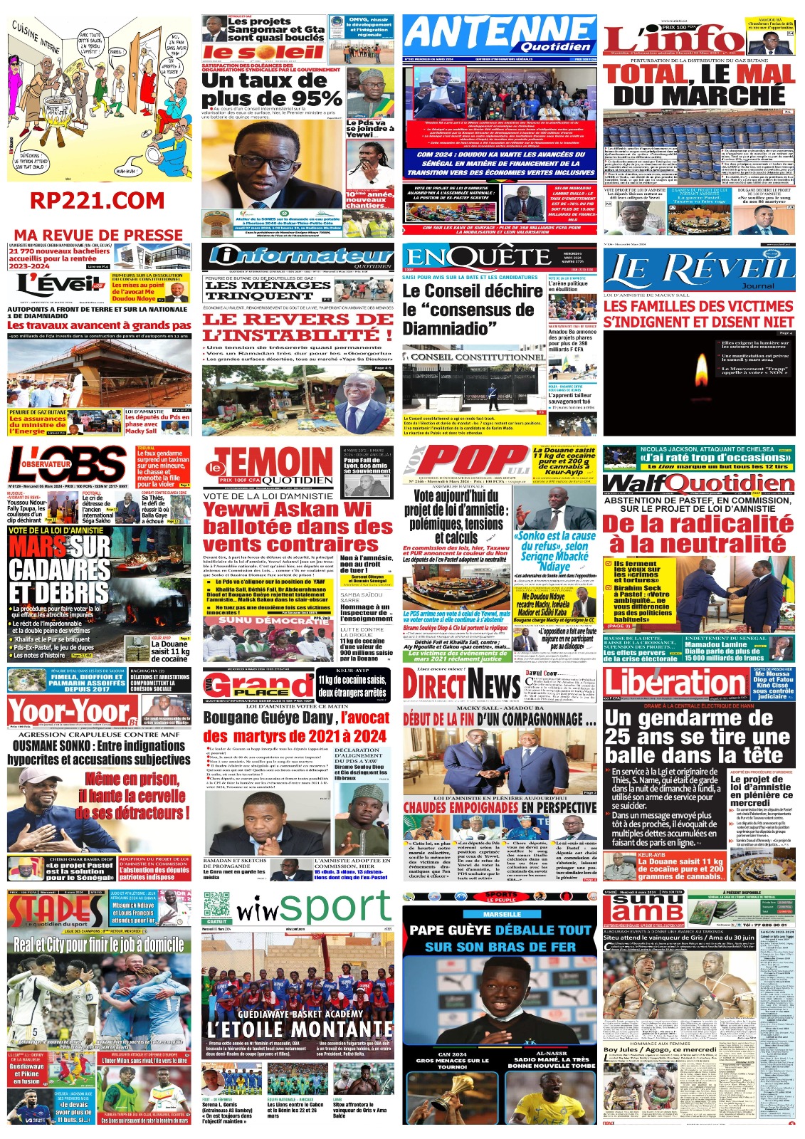 IMPACT - La revue de presse du 6 mars