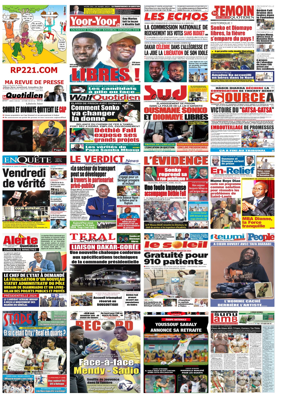 IMPACT - La revue de presse du 15 mars