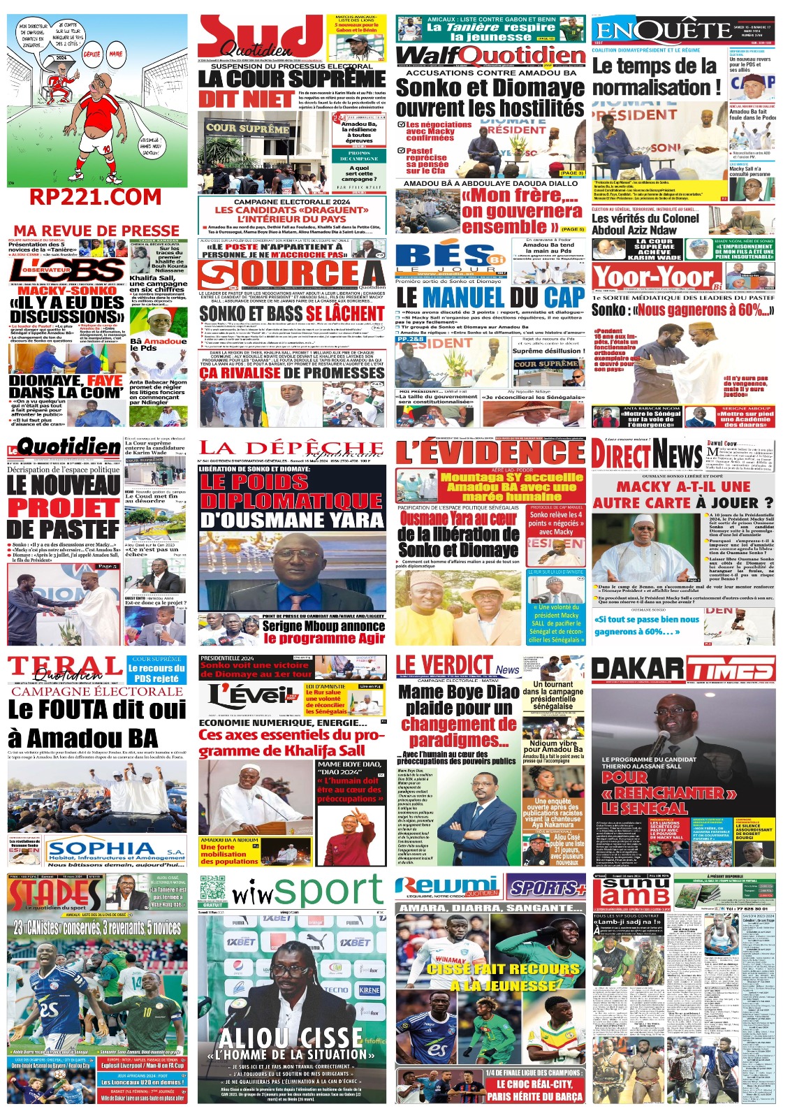 IMPACT - La revue de presse du 16 mars