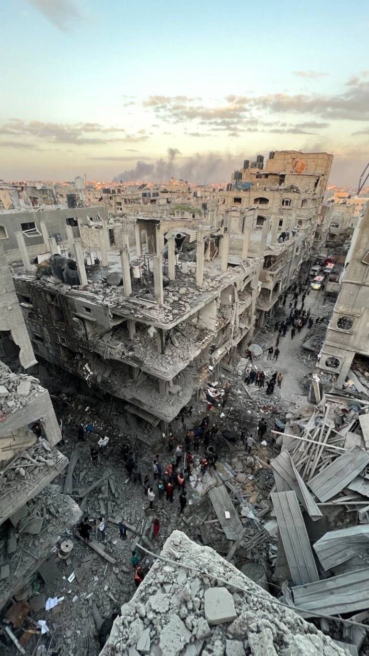 Gaza détruite par les bombardements israéliens