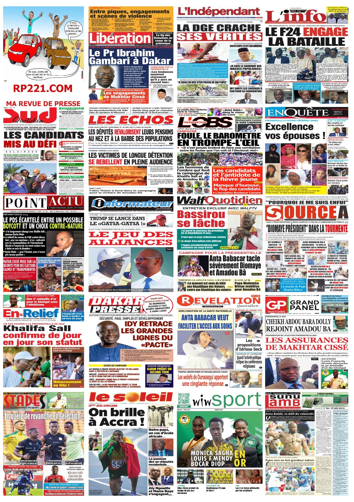 IMPACT - La revue de presse du 20 mars