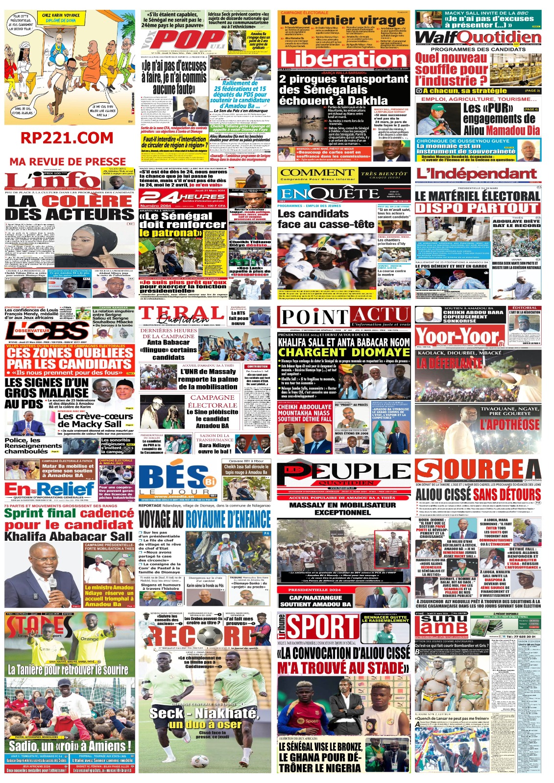 IMPACT - La revue de presse du 21 mars