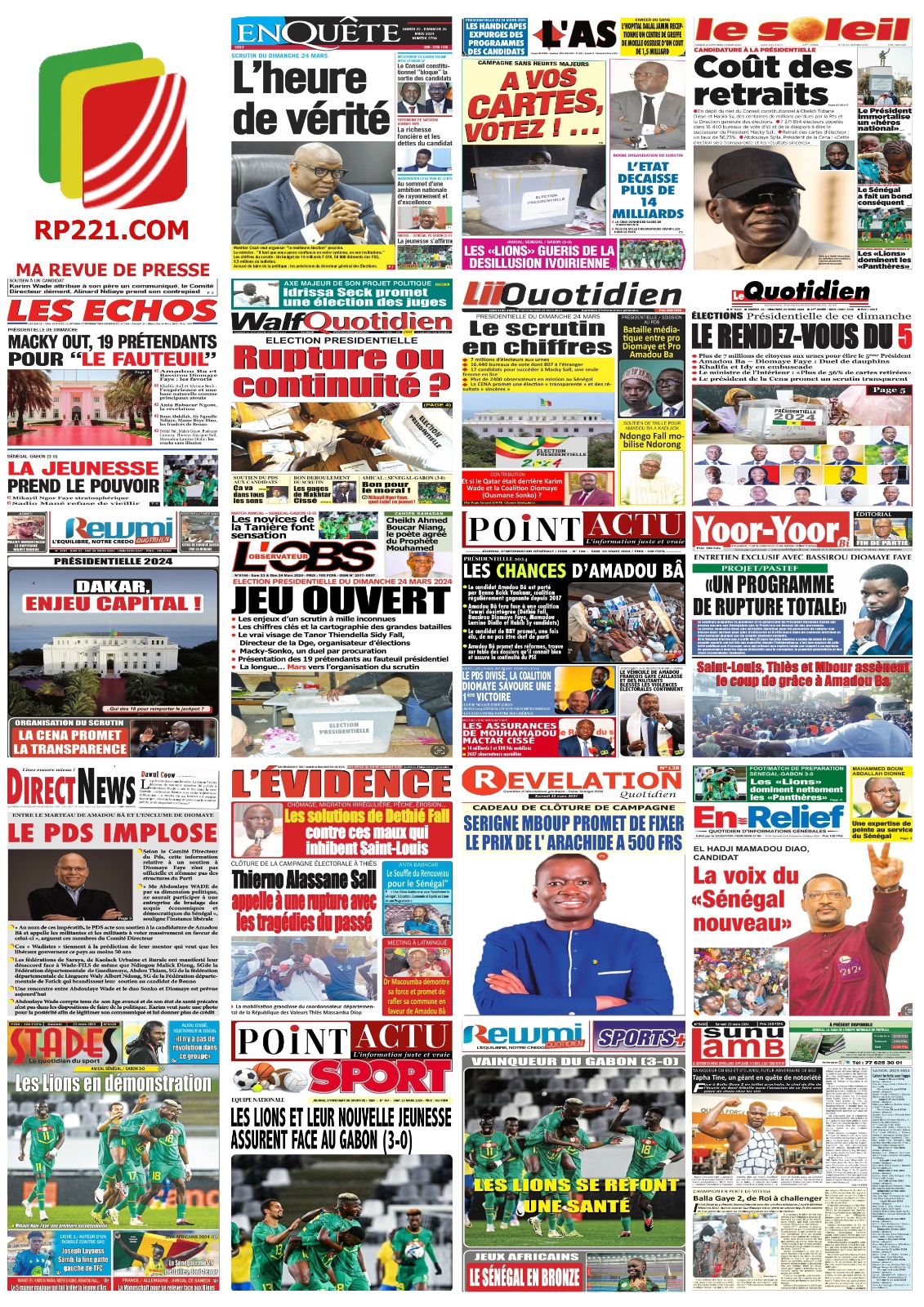 IMPACT - La revue de presse du 23 mars