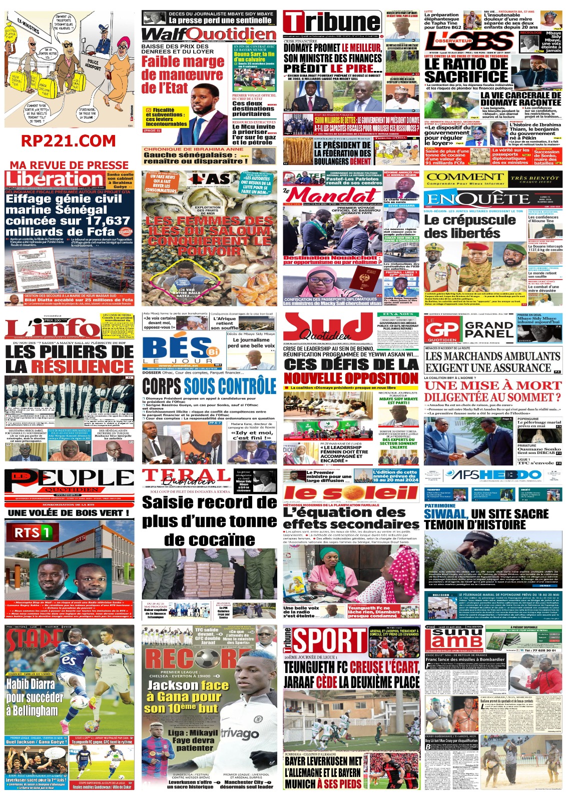 IMPACT - La revue de presse du 15 avril 2024