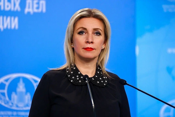 Maria Zakharova, porte-parole du ministère  russe des Affaires étrangères