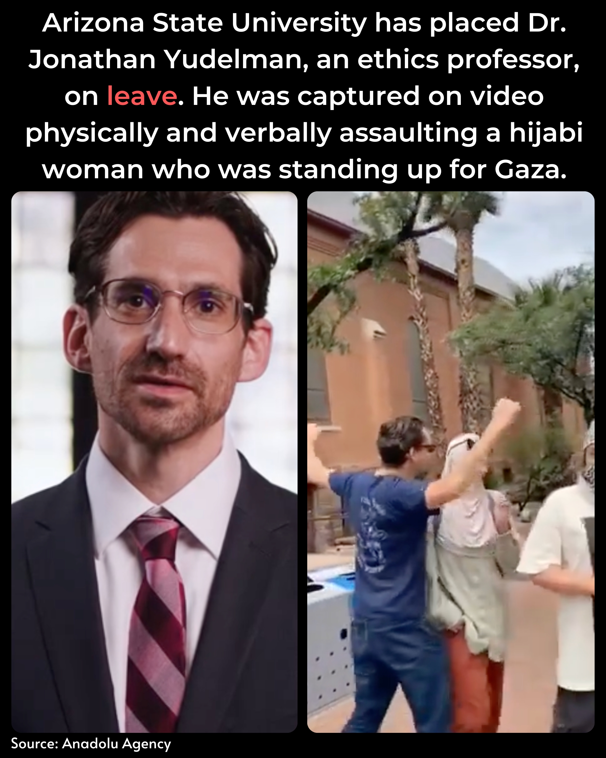L'universitaire pro-sioniste licencié