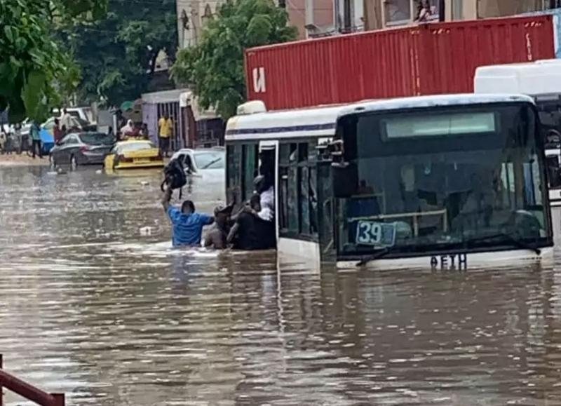 Une scène des inondations de ces dernières années au Sénégal