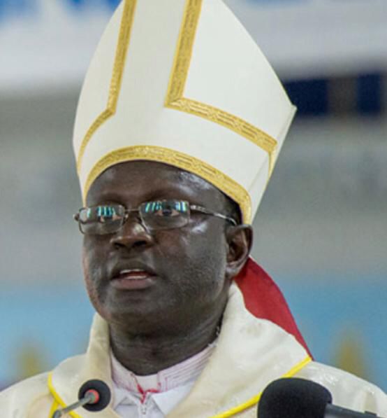 Mgr André Guèye, évêque de Thiès, à Popenguine le 20 mai 2024