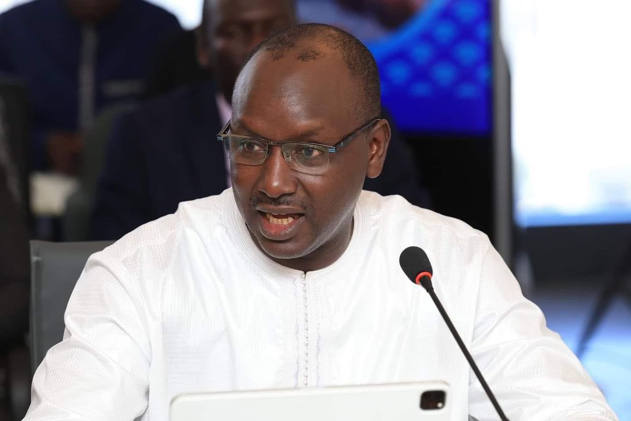 Le ministre de l'Hydraulique et de l'Assainissement Cheikh Tidiane Dièye