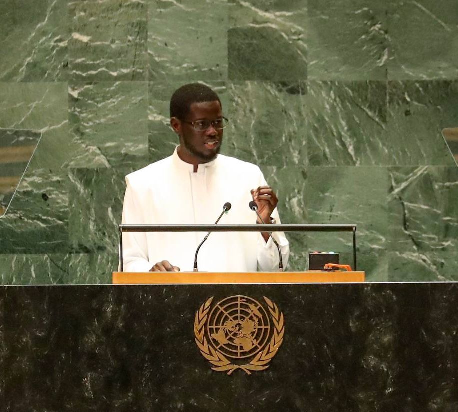 Discours du président sénégalais devant l'assemblée générale de l'ONU le 25 septembre 2024 à New York