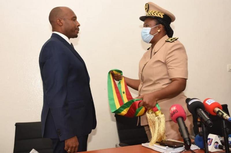 Barthélémy Dias lors de son installation comme maire de Dakar en janvier 2022