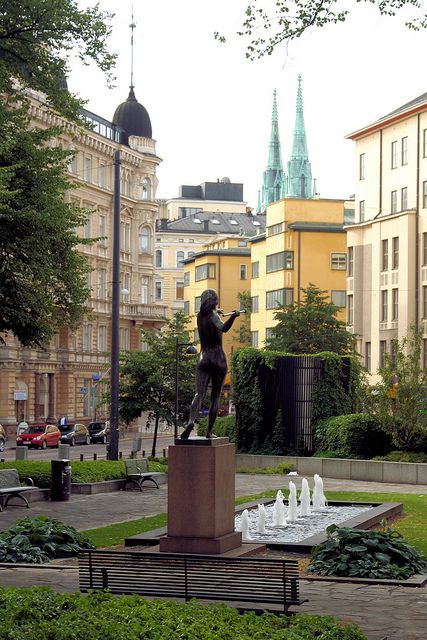 Un parc dans le centre-ville de la capitale finlandaise, Helsinki