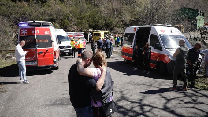 Espagne: cinq morts et quatre blessés après une explosion dans une mine