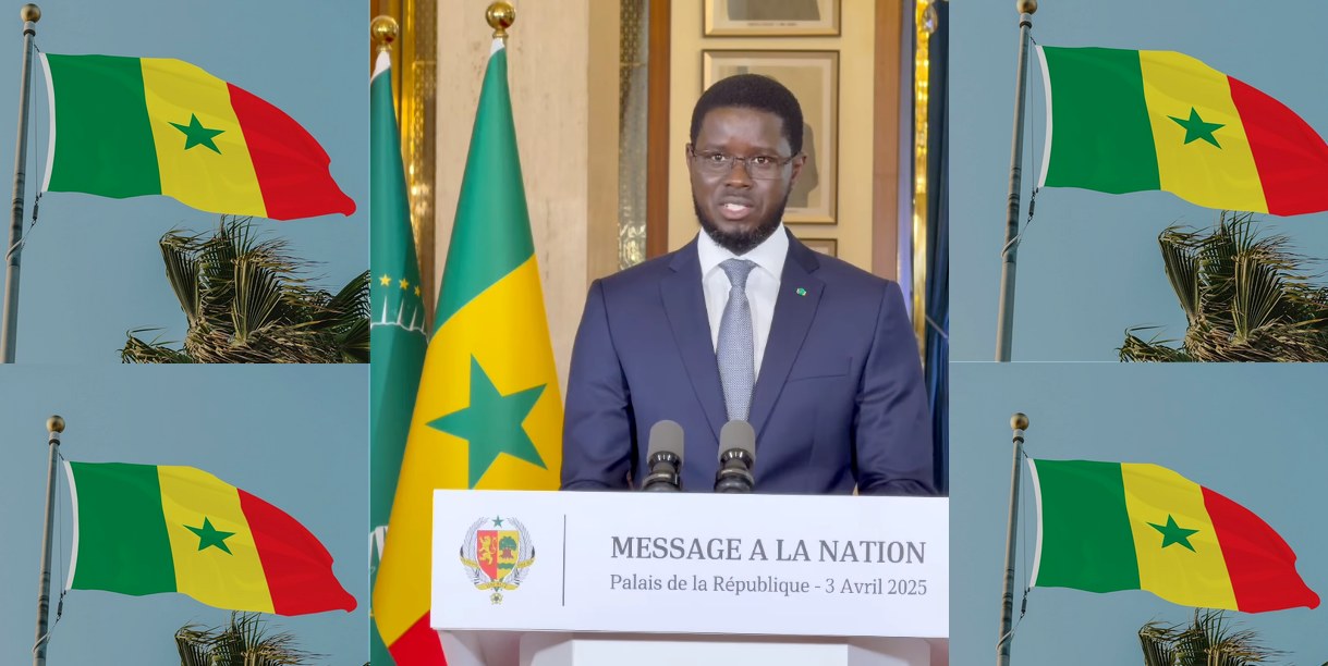 Le président sénégalais Bassirou Diomaye Faye, le 3 avril 2025 (Photo : La Vie Sénégalaise)
