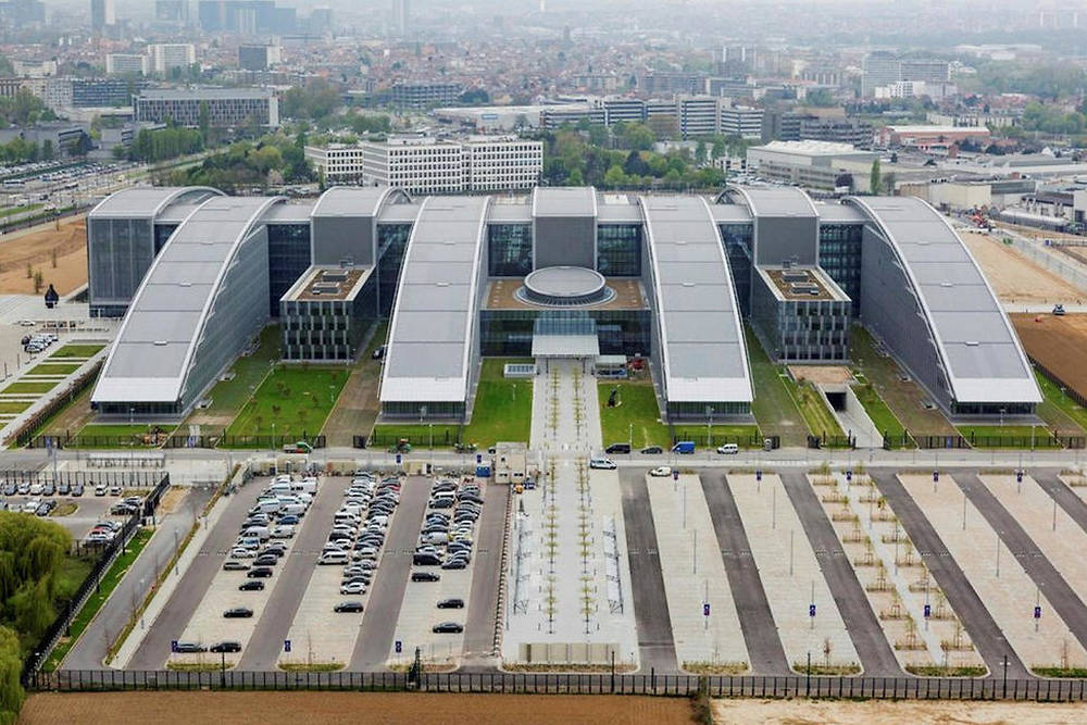 Le siège-bunker ultra moderne de l'OTAN à Bruxelles (Belgique)