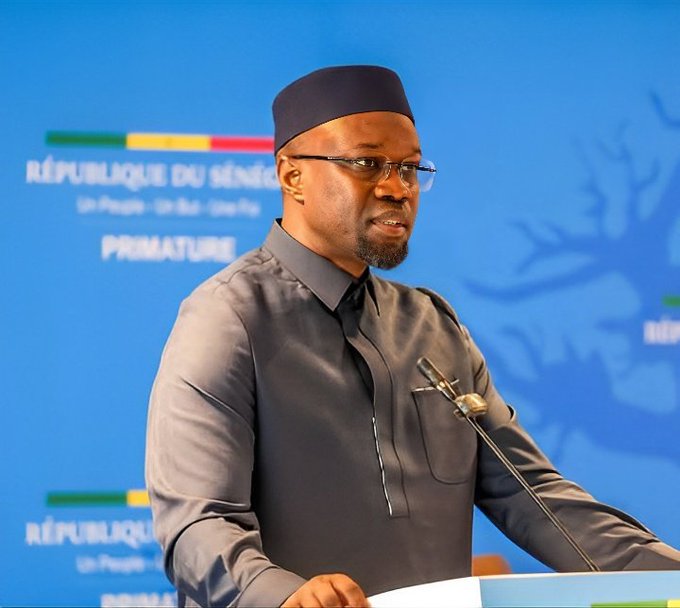 Ousmane Sonko, président de Pastef-Les patriotes