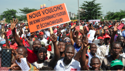 Manifestation au Mali (photo d'archives)