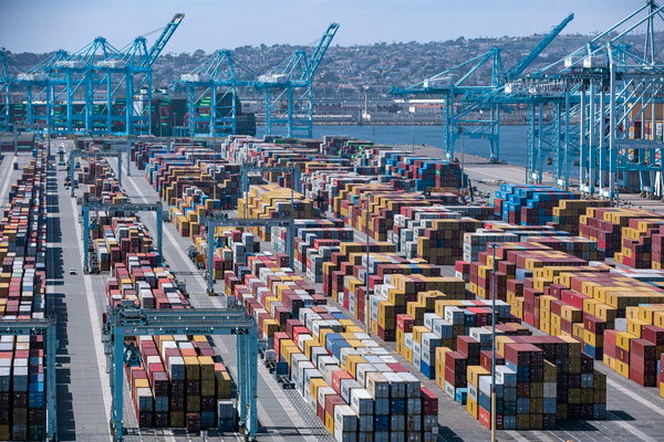 Le port de Los Angeles-Long Beach