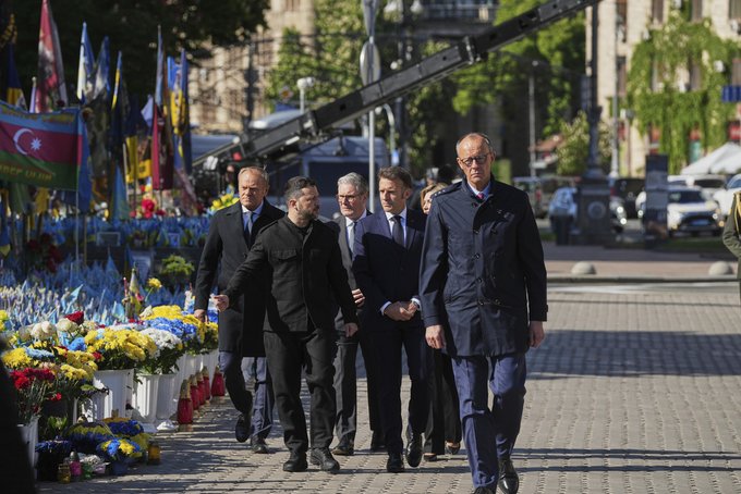 Ukraine/Sommet de Kiev : les dirigeants européens proposent à Moscou un cessez-le-feu de 30 jours à compter de lundi