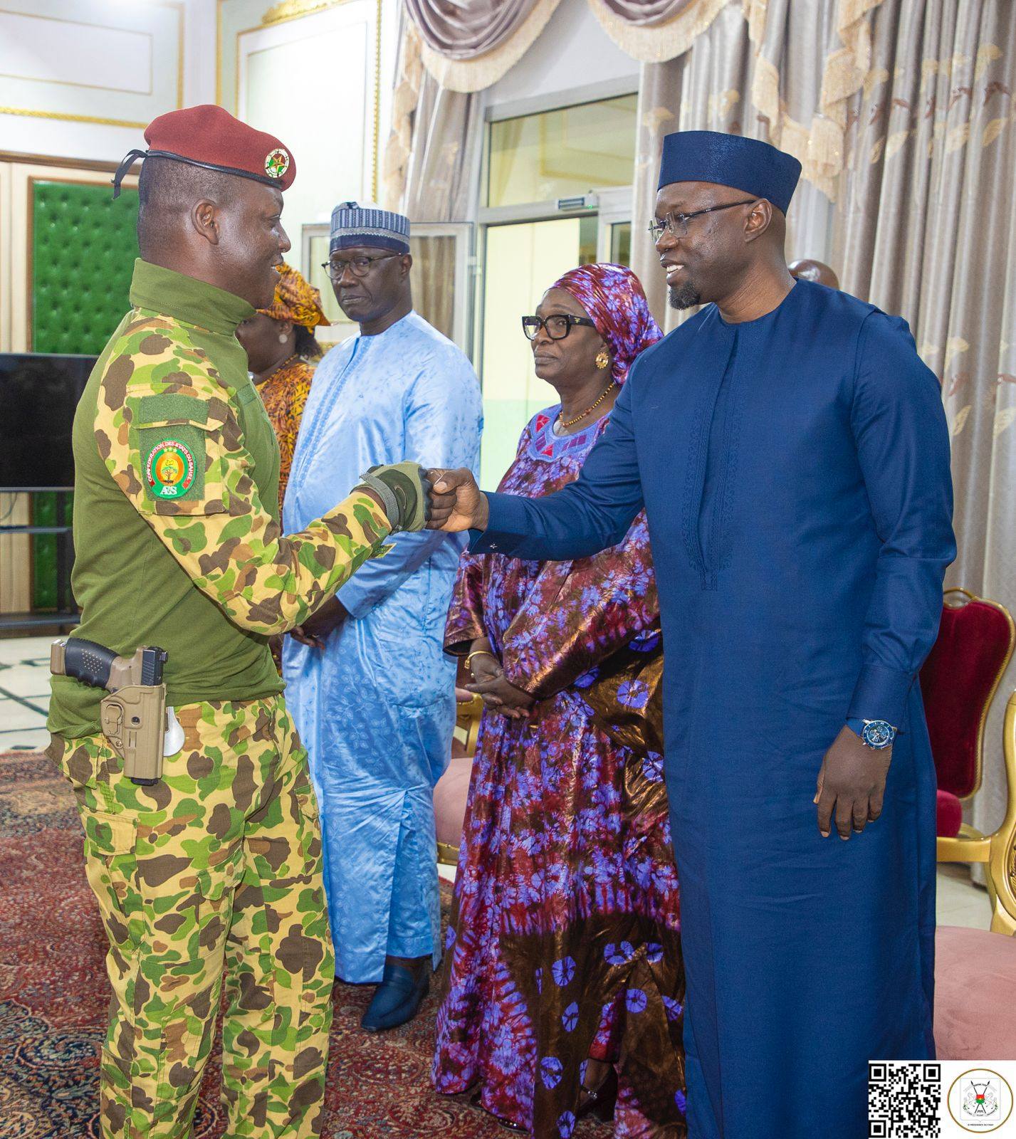 Le PM sénégalais reçu à Ouagadougou le 16 mai 2025 par le président Ibrahim Traoré