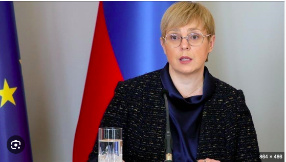 La présidente slovène Natasa Pirc Musar