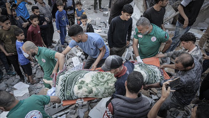 A Jabalia, territoire de Gaza, les massacres israéliens contre les civils palestiniens ne s'arrêtent jamais.