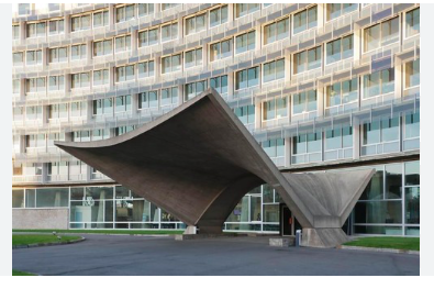 Le siège de l'Unesco, Place Fontenoy à Paris.