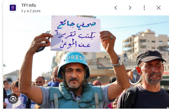 Gaza: AFP, AP, BBC et Reuters exhortent Israël à autoriser l’entrée et la sortie des journalistes