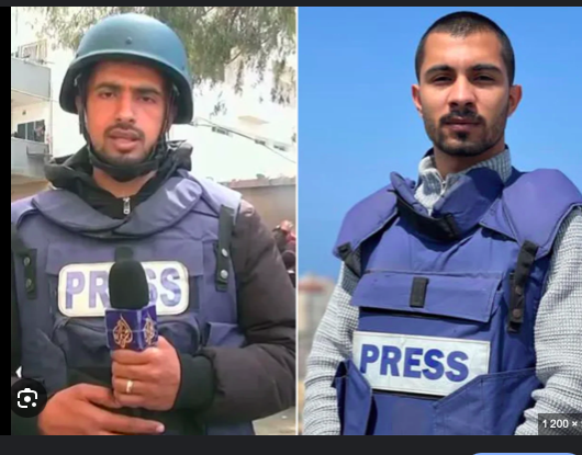 Les journalistes Anas al-Sharif (d.) et Mohammed Qreiqeh tués par Israël