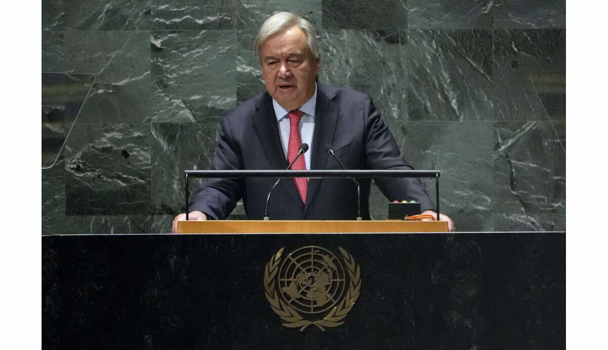 Le chef de l'ONU Antonio Guterres