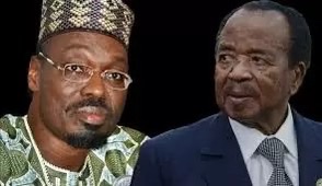 Issa Tchiroma Bakary (g.) et Paul Biya