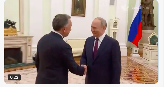 L'emissaire US reçu le 2 décembre 2025 à Moscou par Vladimir Poutine (photo capture d'écran)