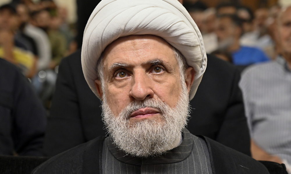 Naïm Qassem, leader du mouvement libanais Hizbullah