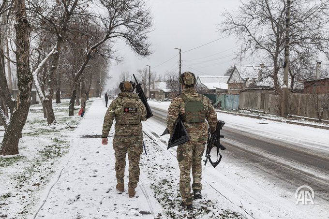 Des soldats russes en territoire ukrainien