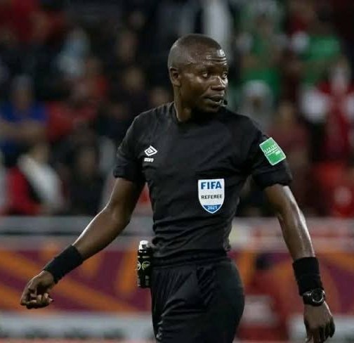 Jean-Jacques Ndalla, l'arbitre congolais (RDC) de la 35e finale de la CAN au Maroc, le 18 janvier 2026
