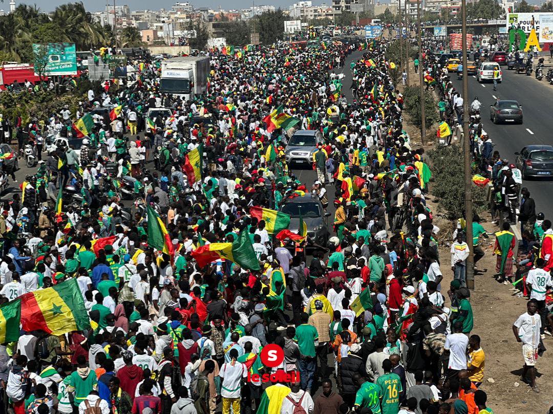 Sadio Mané et compagnie en grande parade dans Dakar