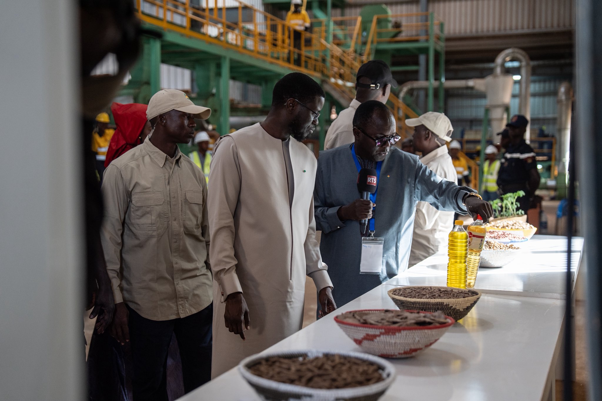 Industrie agroalimentaire : le président sénégalais a inauguré la raffinerie Mavamar Industries SA