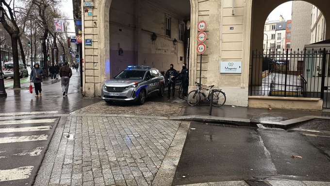 Le siège national de La France Insoumise (LFI) dans le 10e arrondissement de Paris