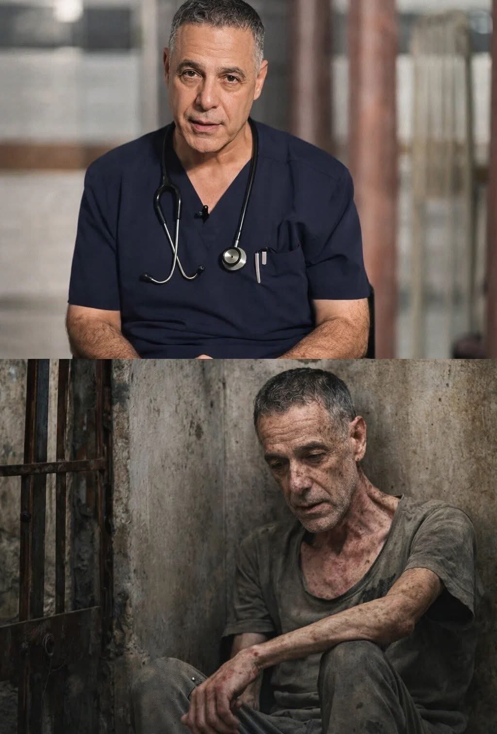 Le Docteur Hussan Abu Safieh. Palestinien de Gaza enlevé et torturé par Israël sans aucune charge. Detenu depuis plusieurs mois