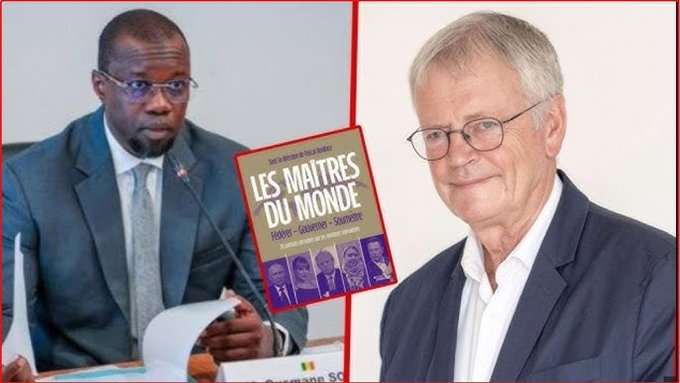 Ousmane Sonko et Pascal Boniface en débat le 9 avril 2026 au Musee des civilisations noires de Dakar
